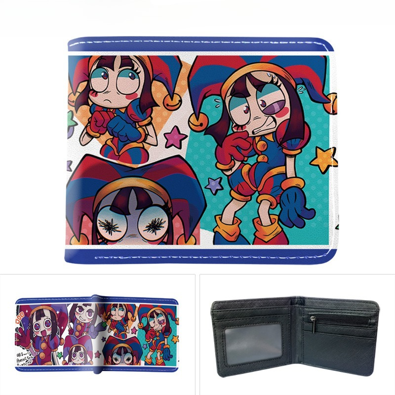 Accordion Wallet Zip - The Amazing Digital Circus Anime Cartoon