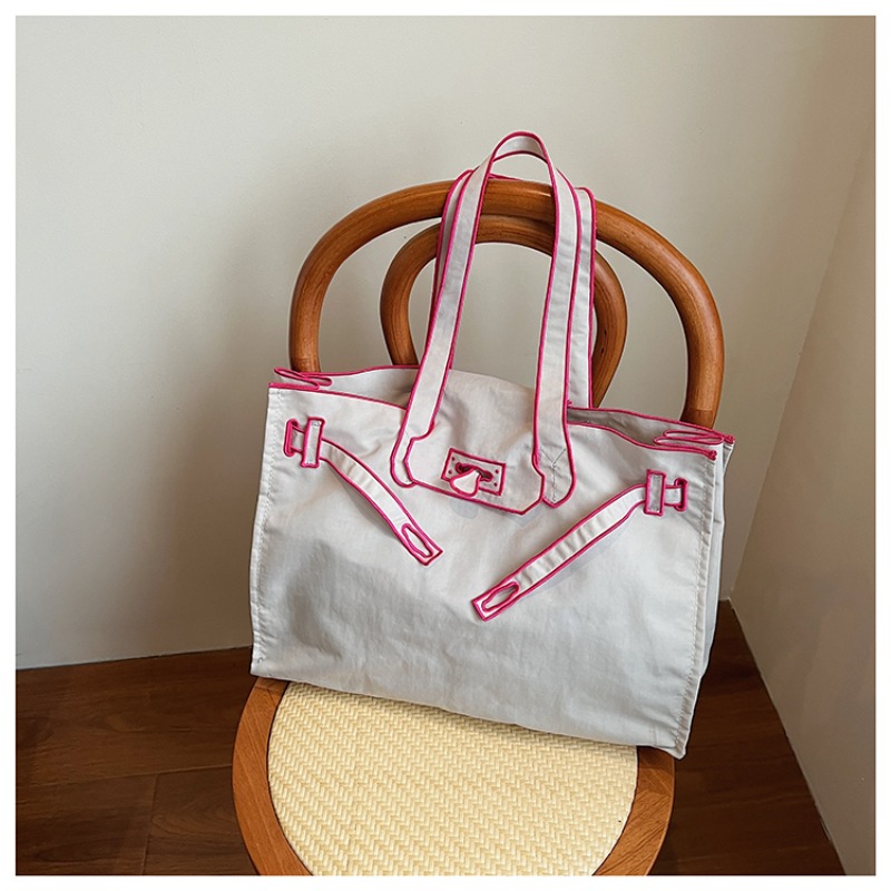 Canvas Tote Designer - Bolso de Hombro de Nailon Ligero