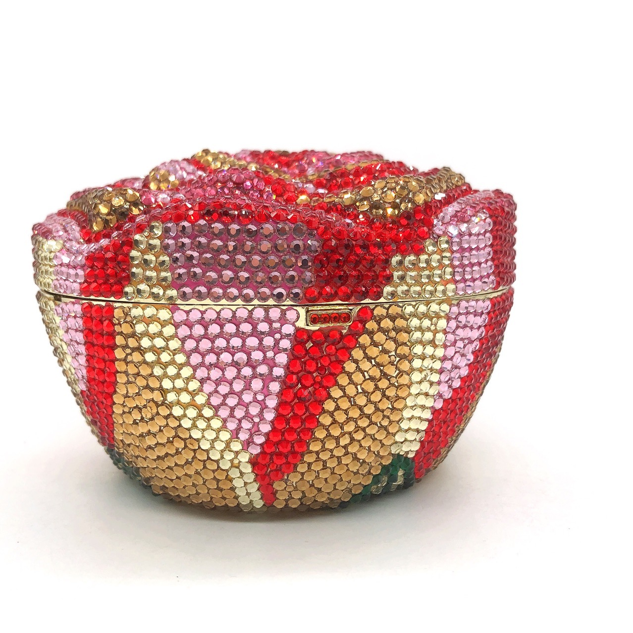 Luxury Bags Green - Bolso de mano de cristal con