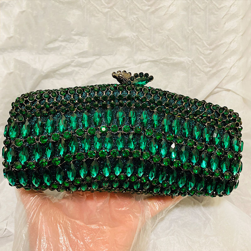 Luxury Bags Green - Bolsos de mano de noche con