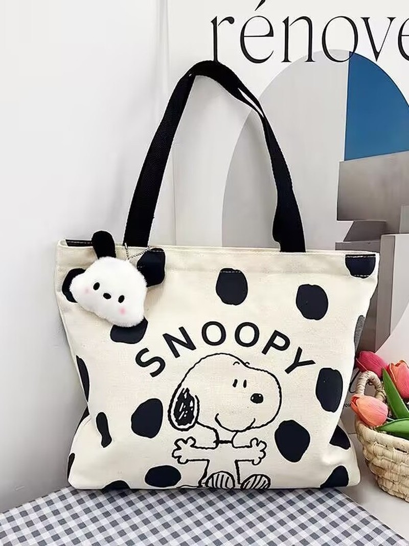 Canvas Tote Designer - Bolso de Hombro de Lona con