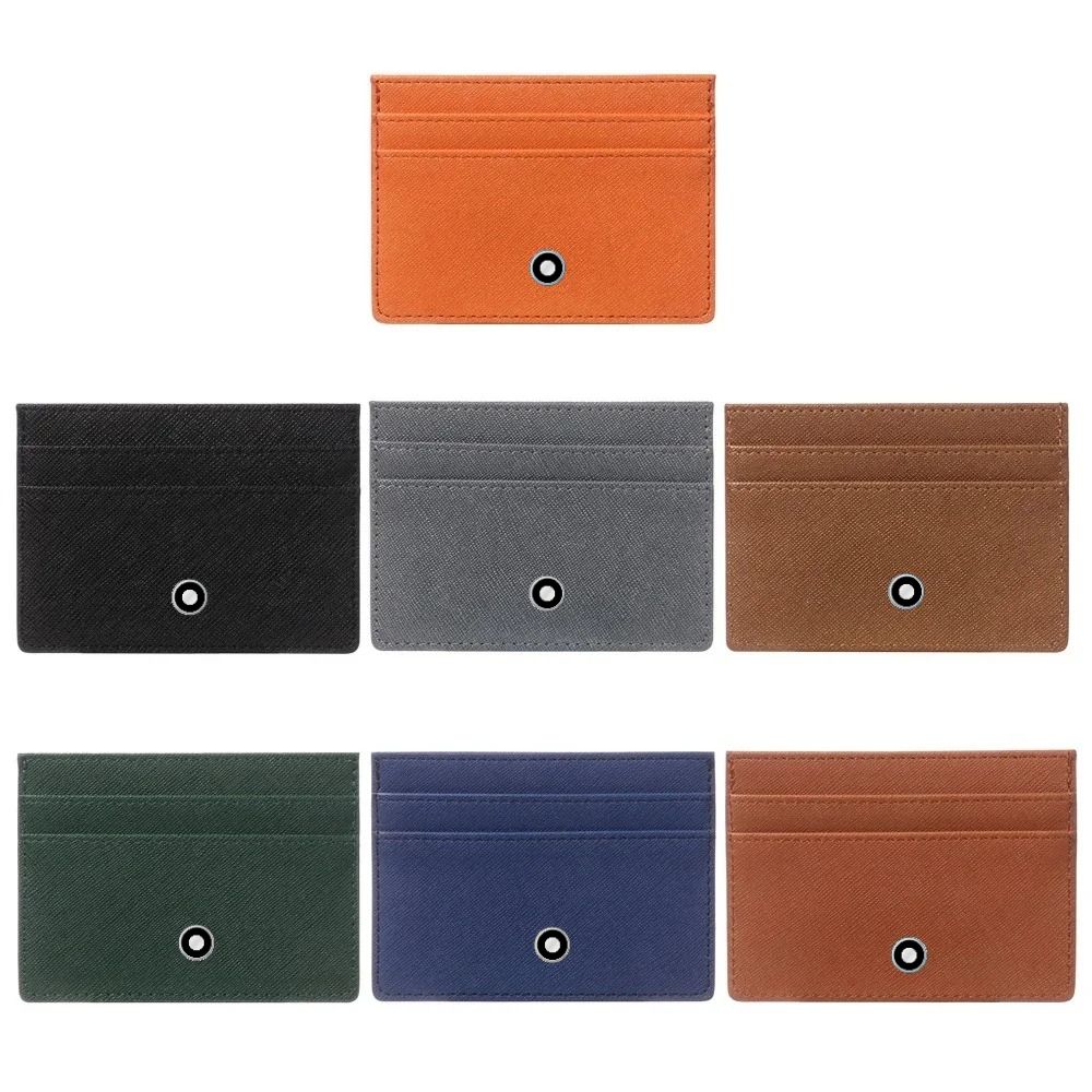 Accordion Wallet Zip - Carteras delgadas minimalistas de cuero para