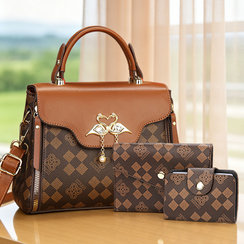 Luxury Bags In - Conjunto de 3 bolsos para mujer,