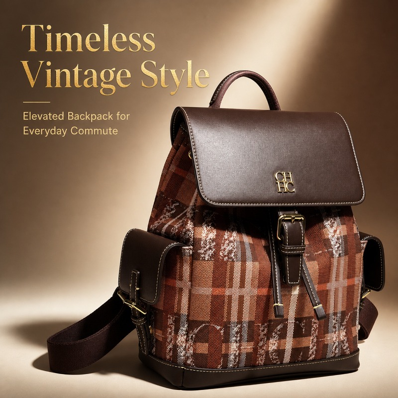 Luxury Bags In - Mochila CHHC de Moda con Bloques