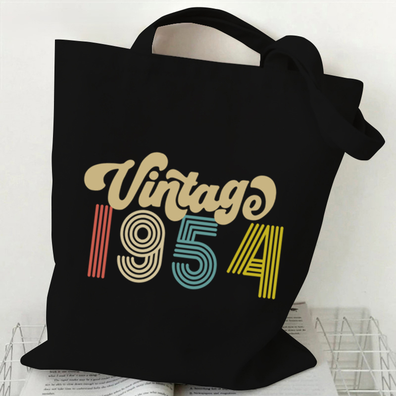 Canvas Tote Designer - Bolso de lona con patrón Vintage