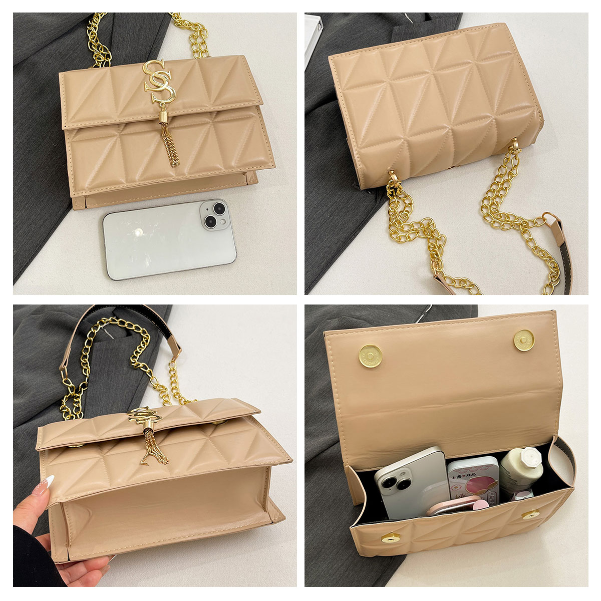 Bolso Cuadrado Pequeño Acolcha - Luxury Bags Lv reseña y precio