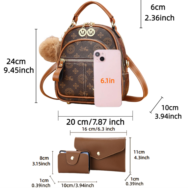 Conjunto de 3 bolsos para muje - Luxury Bags In reseña y precio
