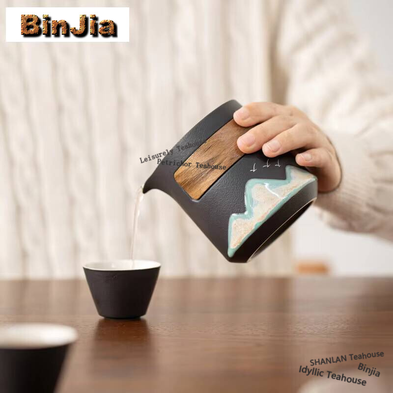 Juego de té de viaje de paisaj - Luxury Bags Hand Painted reseña y precio