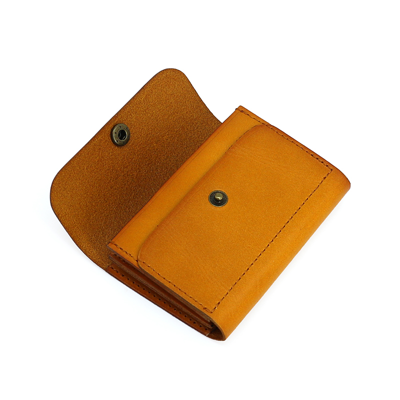 Mini riñonera de cuero genuino - Accordion Wallet Zip reseña y precio
