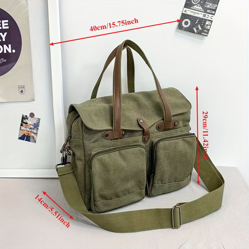 Bolso bandolera de lona con co - Canvas Tote Designer reseña y precio