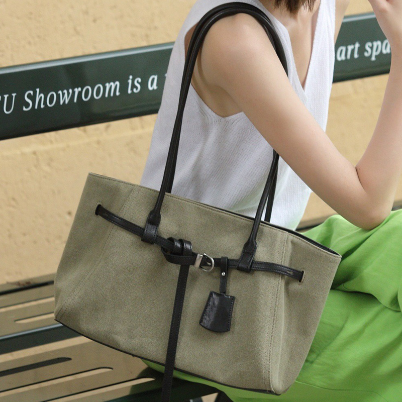 Bolsos de mano coreanos casual - Canvas Tote Designer reseña y precio