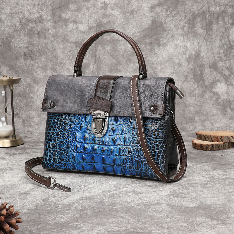 Johnature Retro cocodrilo patr - Luxury Bags Hand Painted reseña y precio
