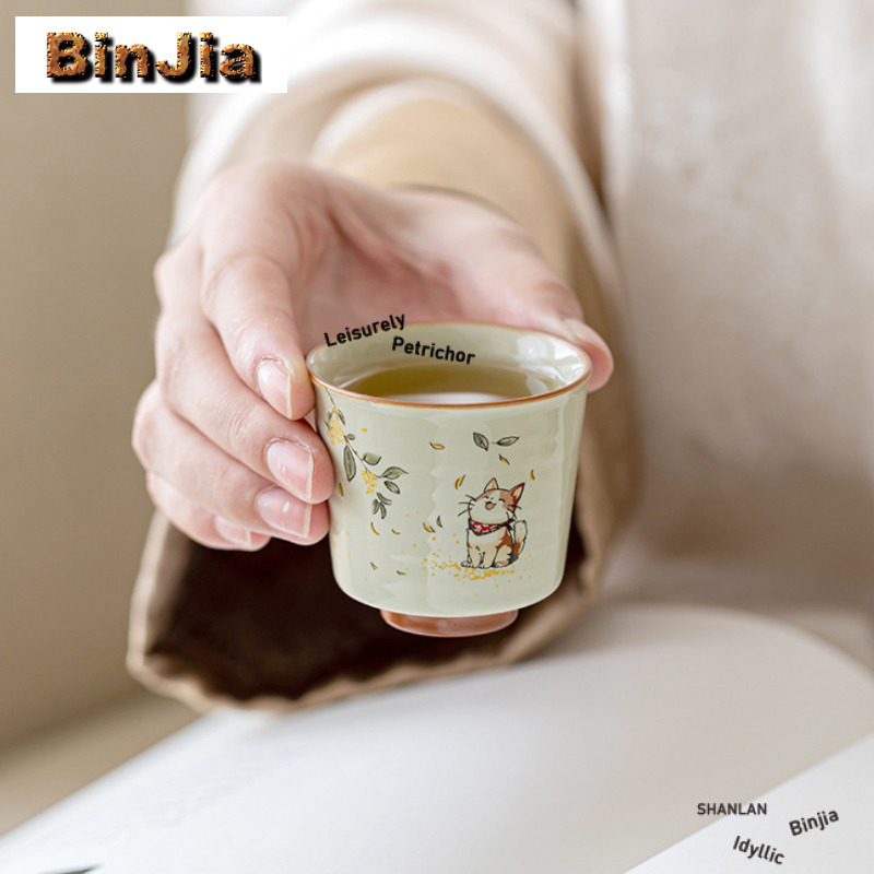 Juego de té de viaje de gatito - Luxury Bags Hand Painted reseña y precio