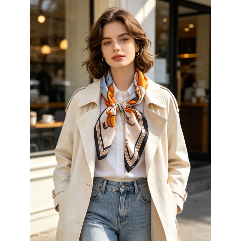 Pañuelo Cuadrado de Lujo 100%  - Luxury Bags Online reseña y precio