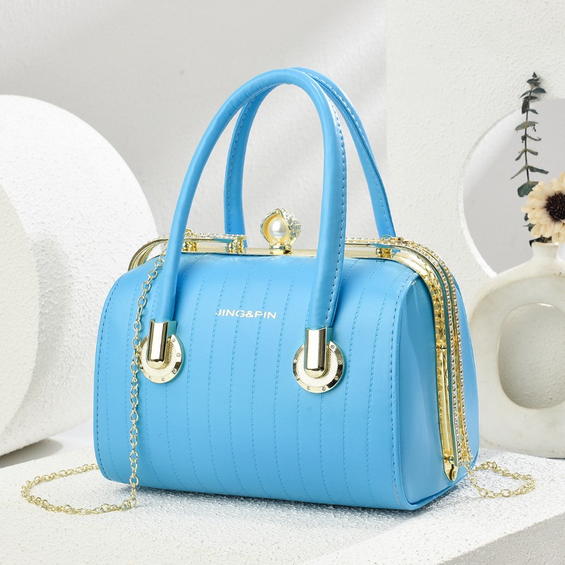 Bolso de mano con cadena y tex - Luxury Bags Lv reseña y precio