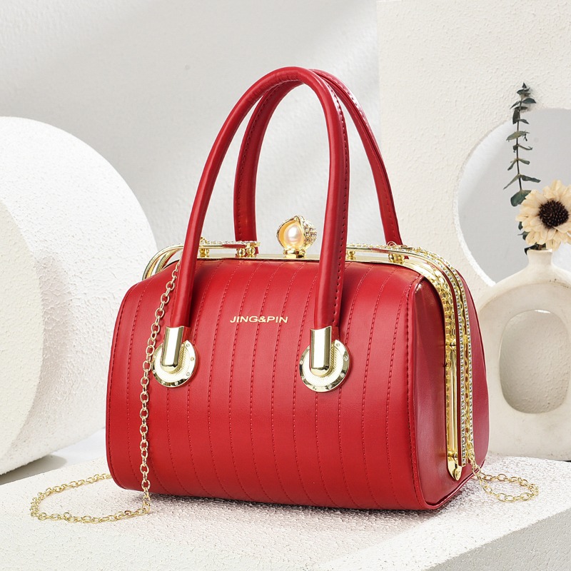 Bolso de mano con cadena y tex - Luxury Bags Lv reseña y precio