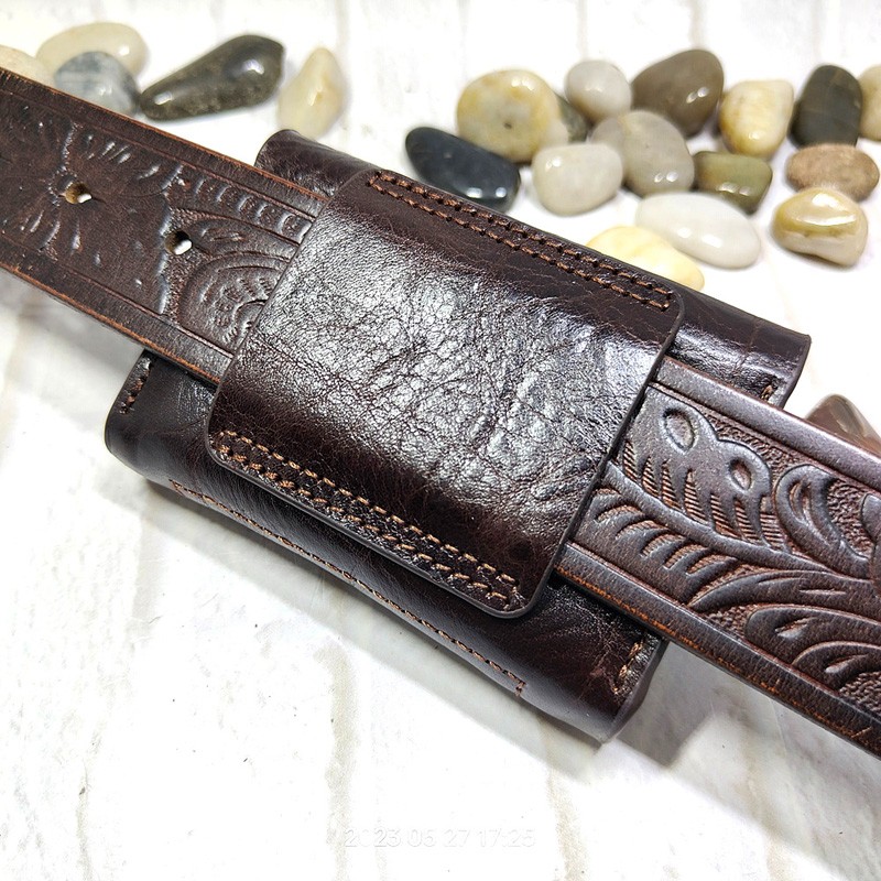 Blongk-Mini riñonera de cuero  - Accordion Wallet Zip reseña y precio