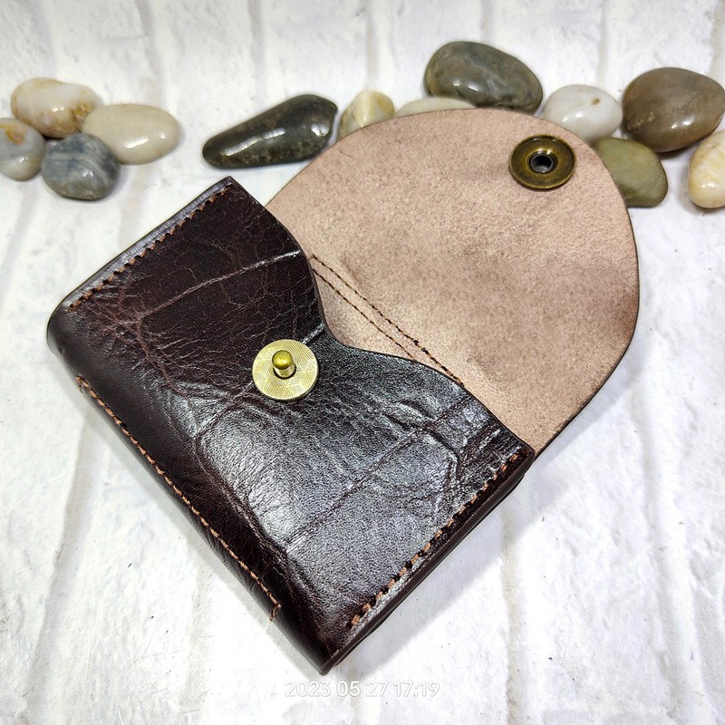 Blongk-Mini riñonera de cuero  - Accordion Wallet Zip reseña y precio