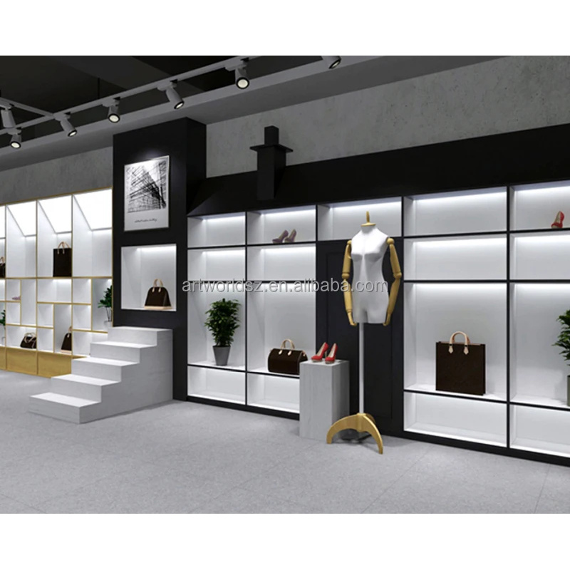 Exhibidores personalizados Art - Luxury Bags In Store reseña y precio