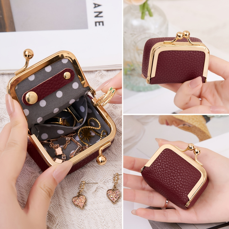 Mini monedero de cuero con cie - Accordion Wallet Zip reseña y precio