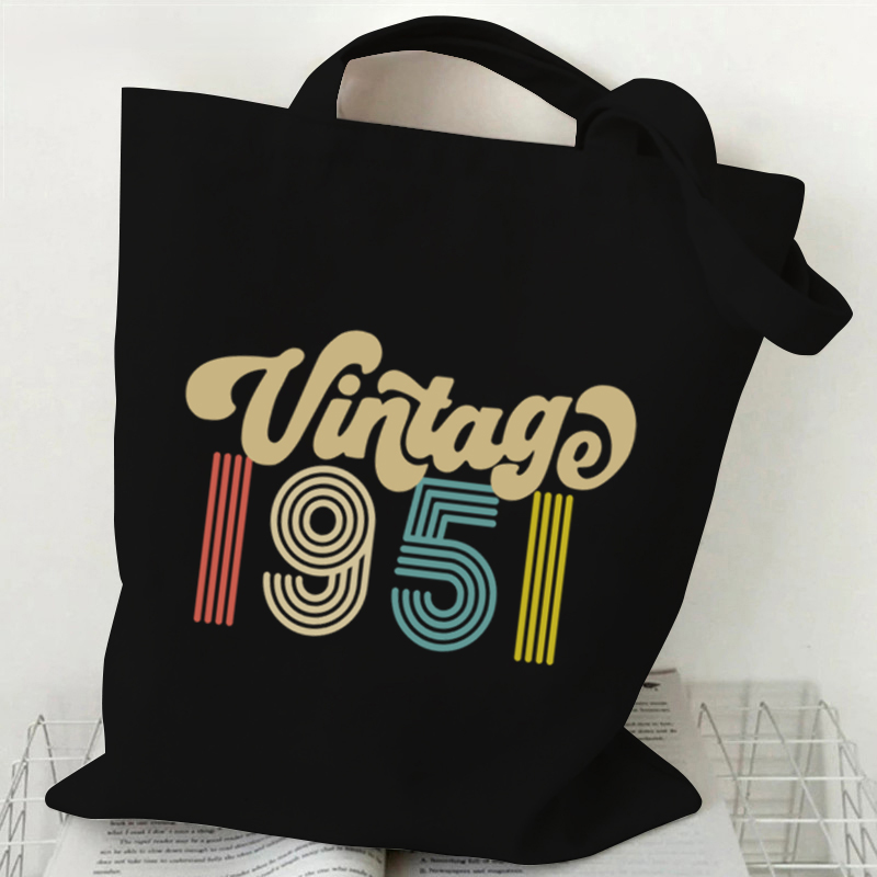 Bolso de lona con patrón Vinta - Canvas Tote Designer reseña y precio
