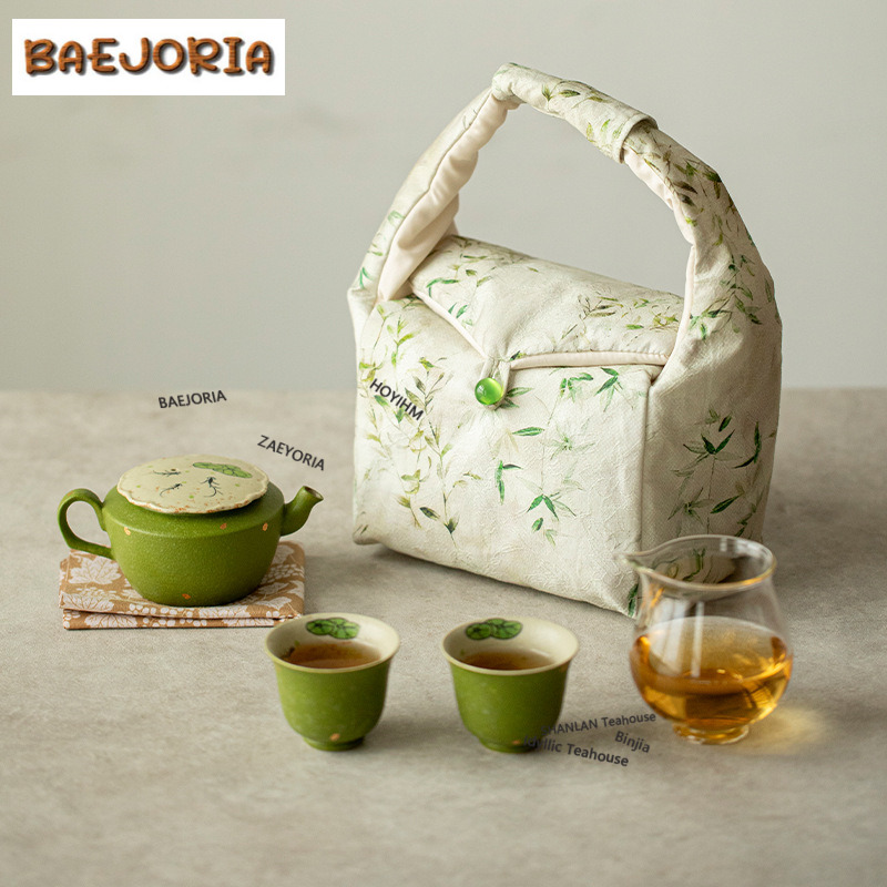 Juego de Té de Viaje Pintado a - Luxury Bags Hand Painted reseña y precio